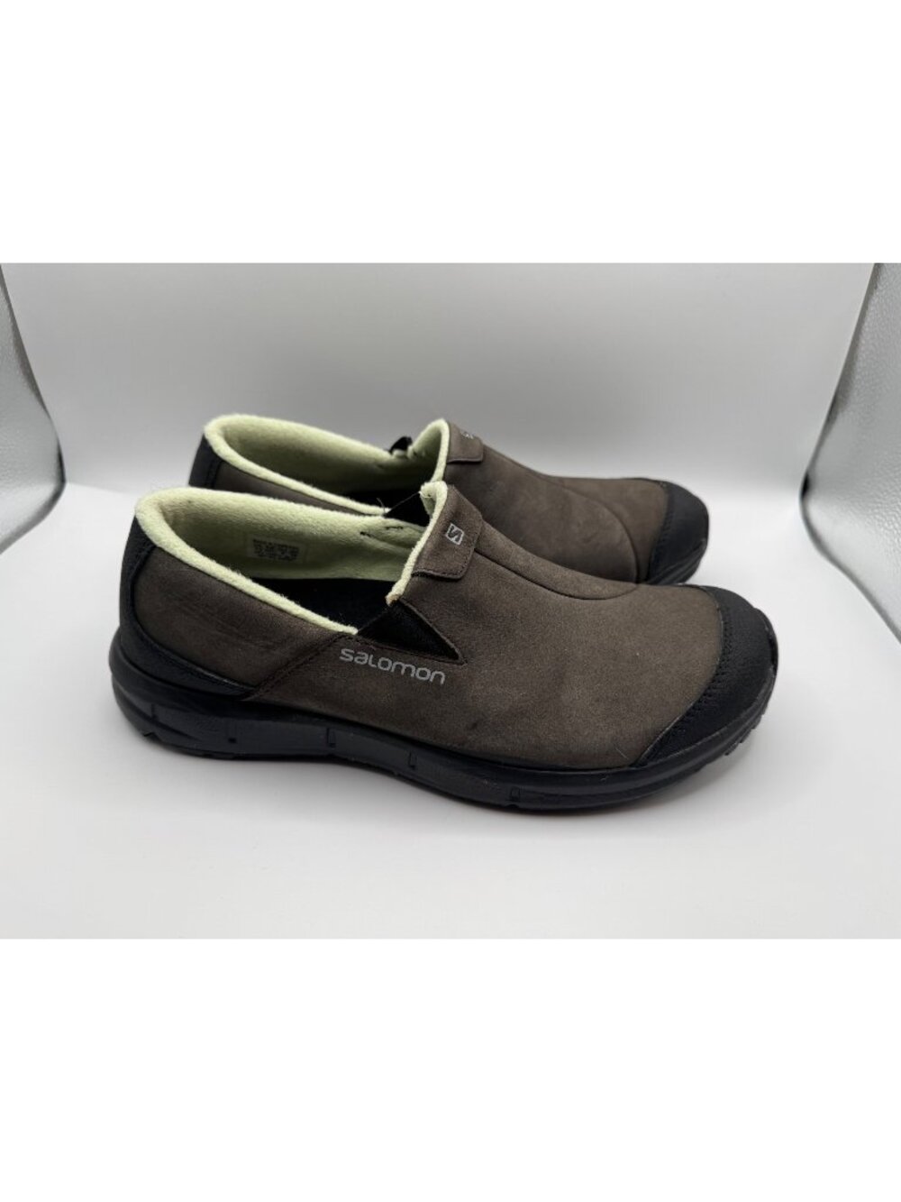 Salomon Brown Slip On Snowclog Shoe Women Size 9